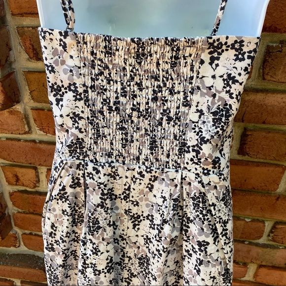 Vila Clothes Sleeveless Linen Blend Dress Floral L - Picture 6 of 8